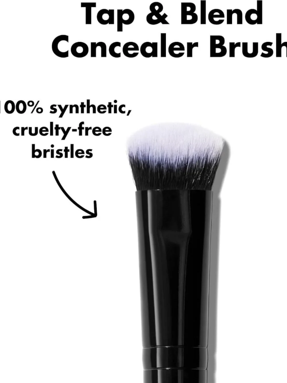Precision Concealer Brush for Blemishes & Dark Spots - Vegan, Cruelty-Free
